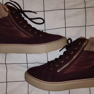 Cougar dublin merlot suede boots